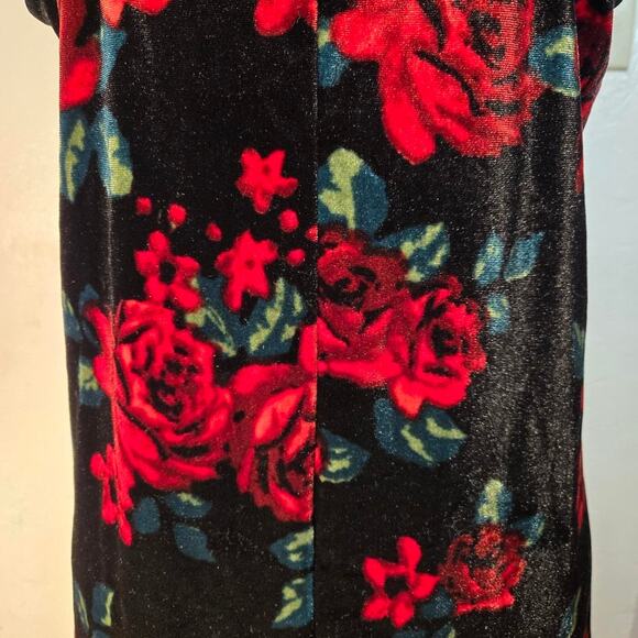 Art class red and black velvet rose dress size XL - Picture 4 of 6